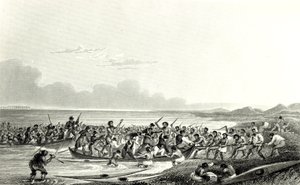 The Eskimoes Pillaging the Boats, engraved by Edward Francis Finden, May 1828
